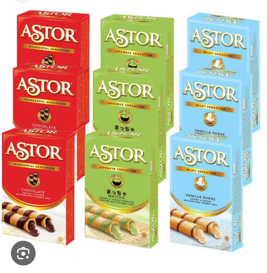 Astor Wafer 40g Chocolate, Vanilla