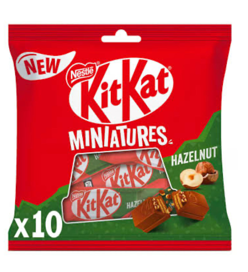 Kitkat Miniatures Hazelnut (10’s)