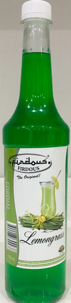Firdous Lemongrass Cordial 750ml