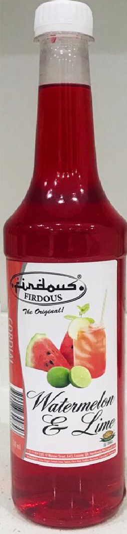 Firdous Watermelon & Lime Cordial 750ml