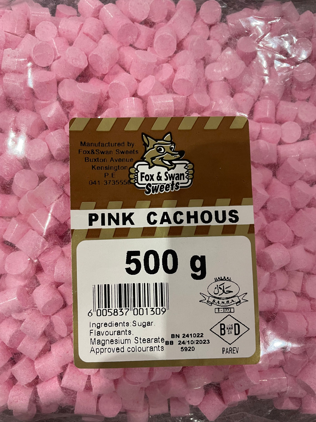 Fox & Swan Pink Cachous 500G