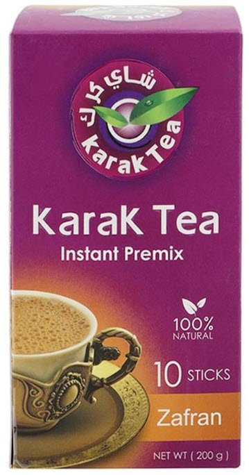 Karak Tea Instant Premix 200g Zafran (10 Sticks)