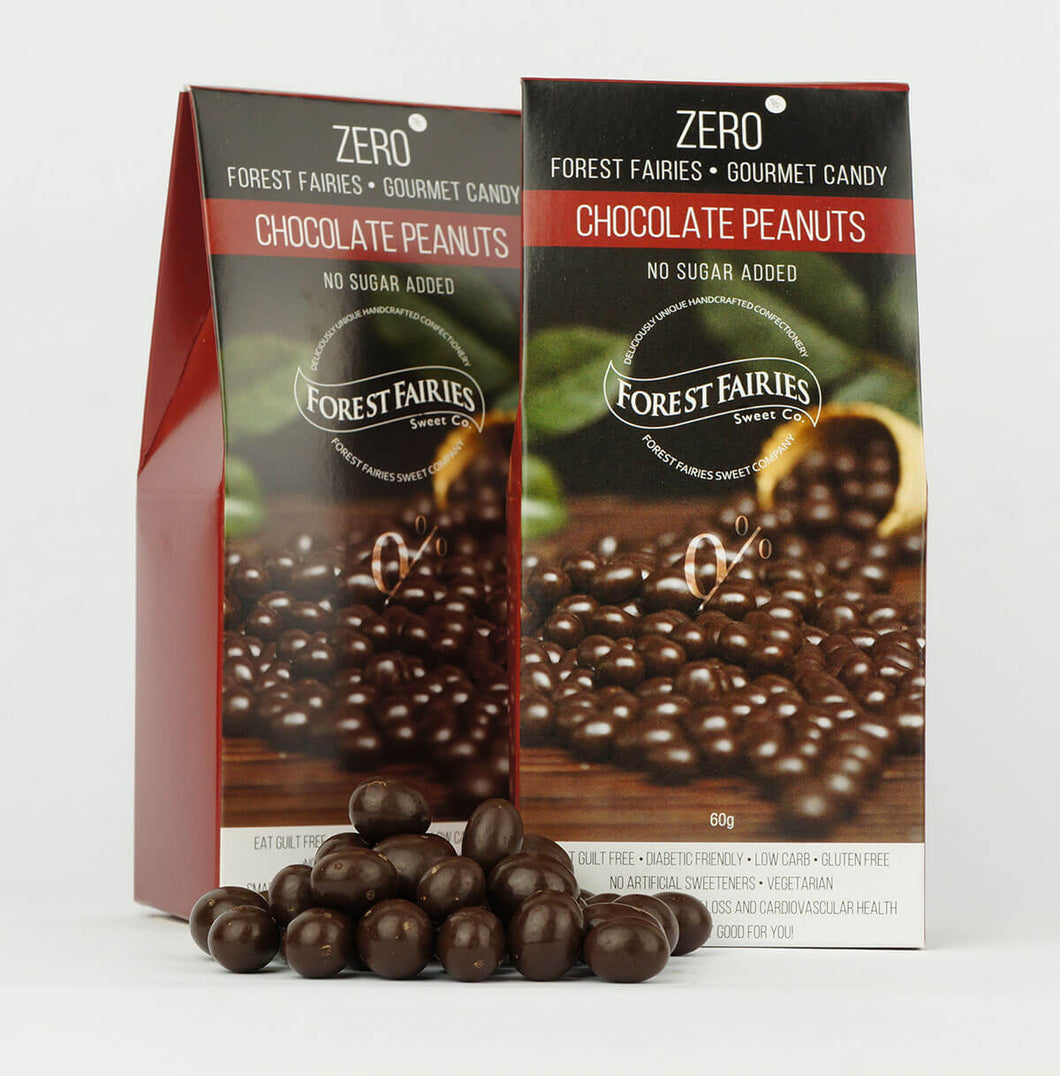 Forest Fairies Sugar Free Zero Chocolate Peanuts 60g