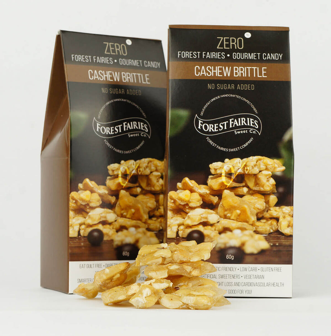 Forest Fairies Sugar Free Zero Cashew Brittle 60g