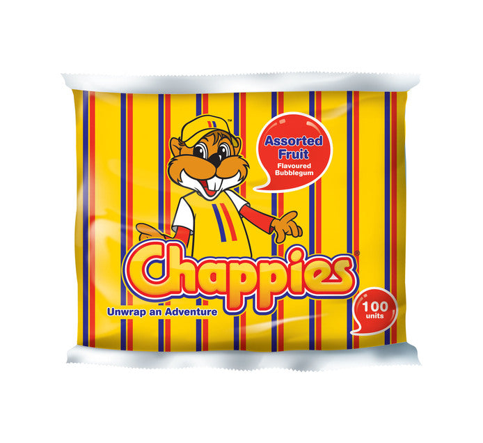 Chappies Asstd Fruit Flavours 100's